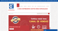 Desktop Screenshot of abecom.com.br